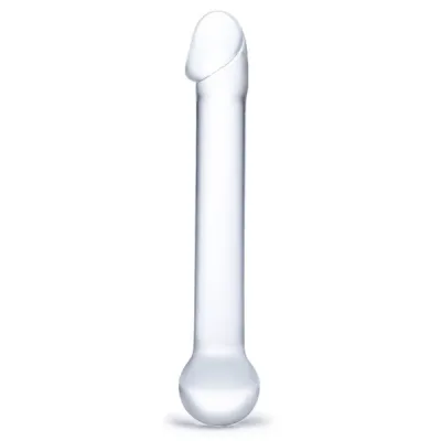 Glas 7 inch Realistic Head Glass Dildo