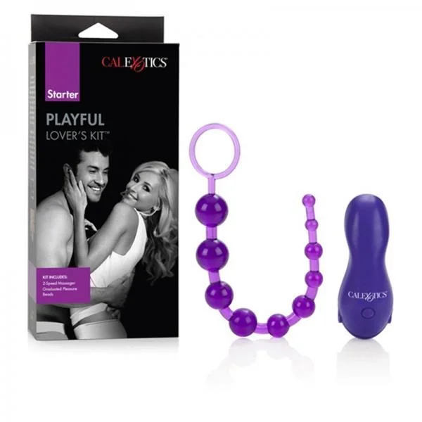 Playful Lovers Ensemble Massager And Pleasure Beads Purple — image 4 of 4