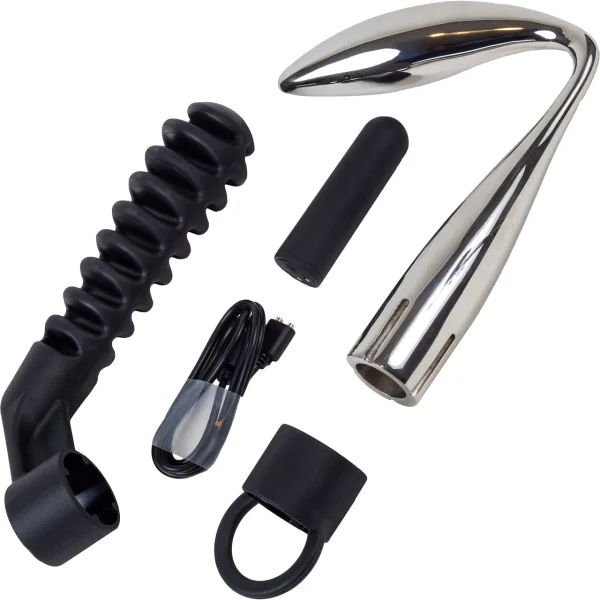 L'Acier Reverb Stainless Steel Waterproof Rechargeable Vibrating Anal Plug