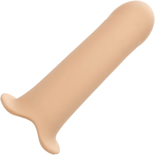 Performance Maxx Silicone 6.25" Hollow Penis Extension With Harness By CalExotics - Vanilla
