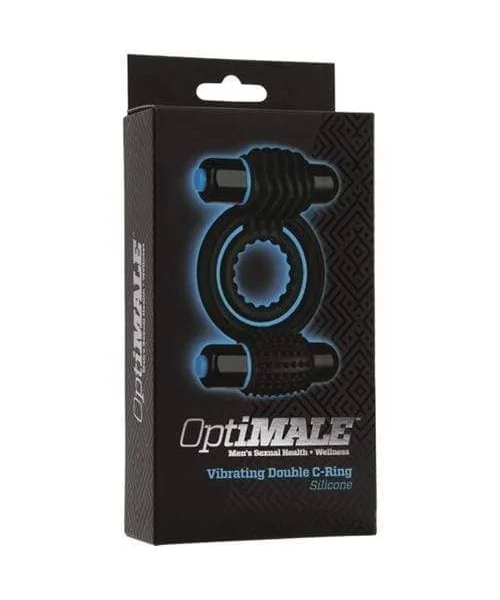 Optimale Vibrating Double C Ring - Black