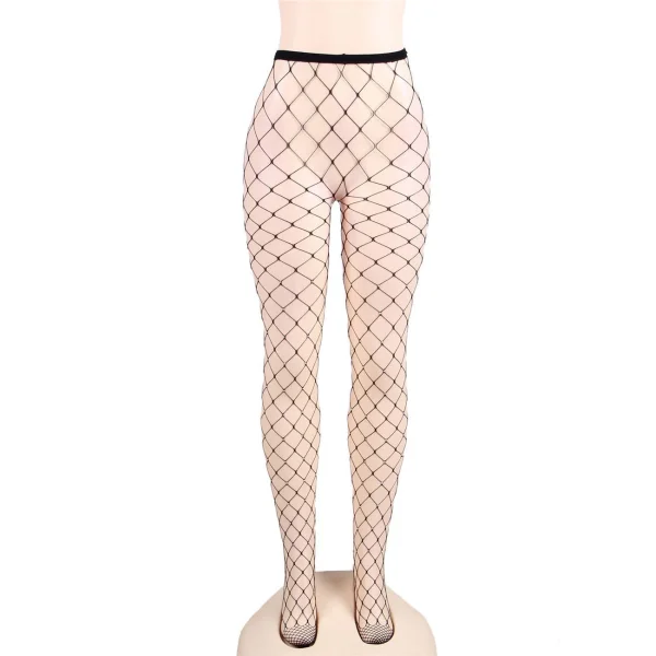 Rhinestone Net Pantyhose - One Size Fits Most