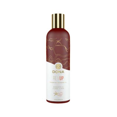 Dona Essential Massage Oil Revup Mandarin Ylang Ylang 4oz