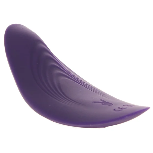Playboy Our Little Secret Rechargeable Silicone Panty Vibe With Remote - Purple