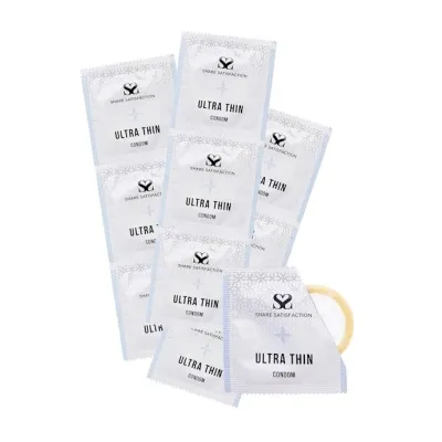 Share Satisfaction Ultra Thin Condoms 100 Bulk Pack