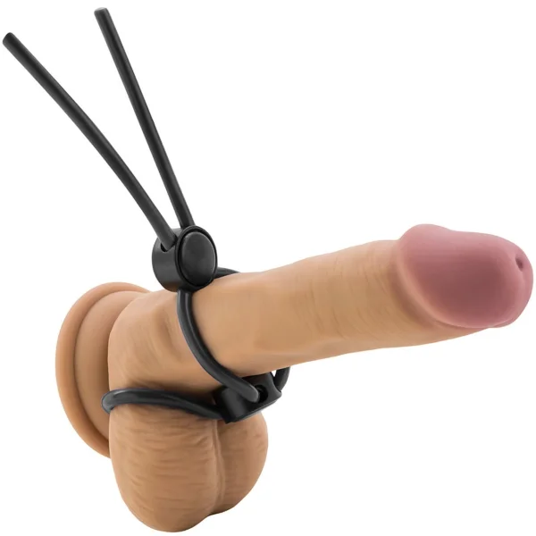 Blush Stay Hard Silicone Double Loop Cock Ring