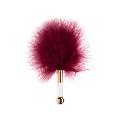 Share Satisfaction Luxury Tickler Burgandy