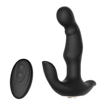 Rotating Rim Job Silicone Prostate Massager