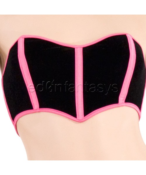 Velvet bustier set