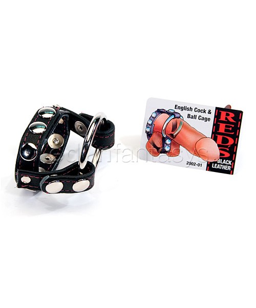 English cock and ball cage