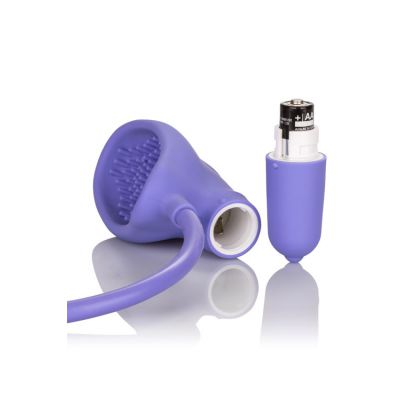 California Exotic Vibrating Lilac Silicone Clitoral Pump