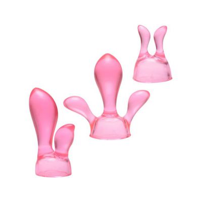 Savvy By Dr Yvonne Fulbright 3 Piece Wand Attachment Set Pink
