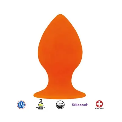 Rooster Daddy o Large Anal Plug Orange
