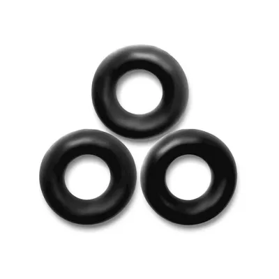 Fat Willy 3 pack Jumbo Cockrings Black