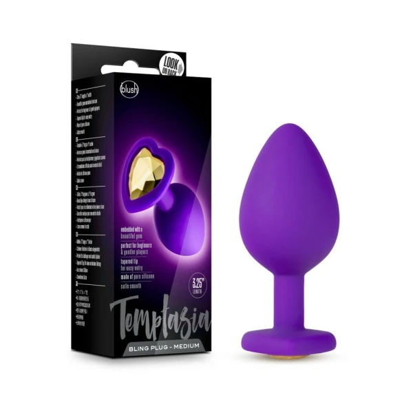 Temptasia - Bling Plug Medium - Purple