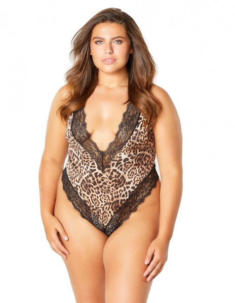 Oh La La Cheri Cher Leopard Teddy