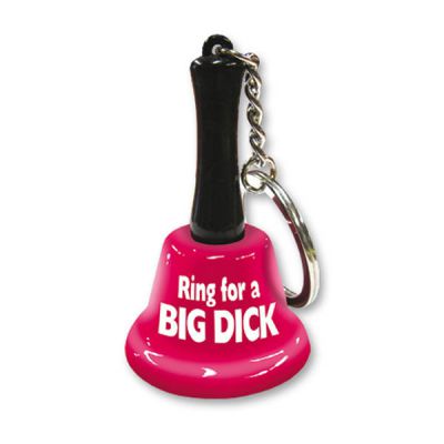 Ring For Big Dick Keychain Bell Novelty Keychain