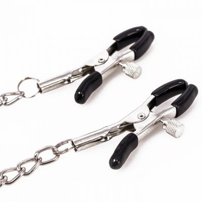 Hardcore Stainless Steel Nipple Clamps And Triple Cock Ring Set
