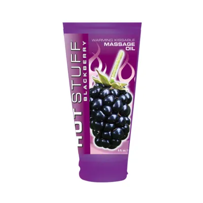 Hot Stuff Warming Massage Oil Blackberry 6 fluid ounces