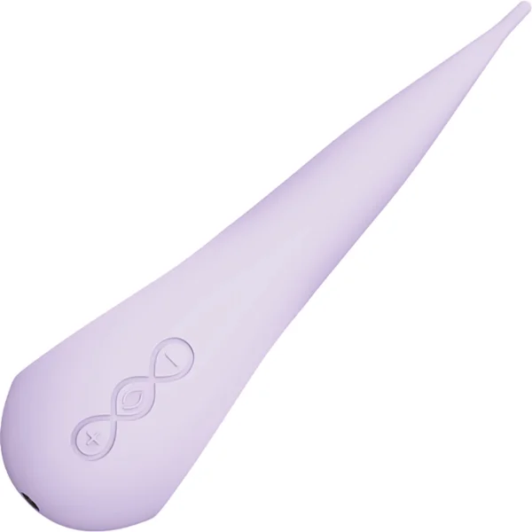 LELO DOT Revolutionary Clitoral Pinpoint Silicone Waterproof Rechargeable Vibrator - Lilac