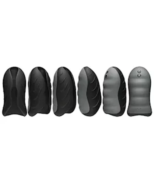 Optimale - Vibrating Silicone Warming Stroker  - Black — image 12 of 16