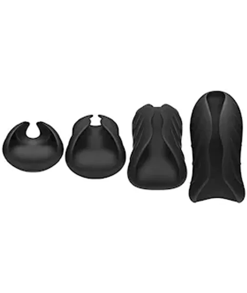 Optimale - Vibrating Silicone Warming Stroker  - Black — image 13 of 16