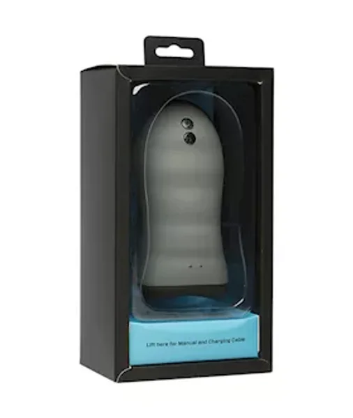 Optimale - Vibrating Silicone Warming Stroker  - Black — image 16 of 16