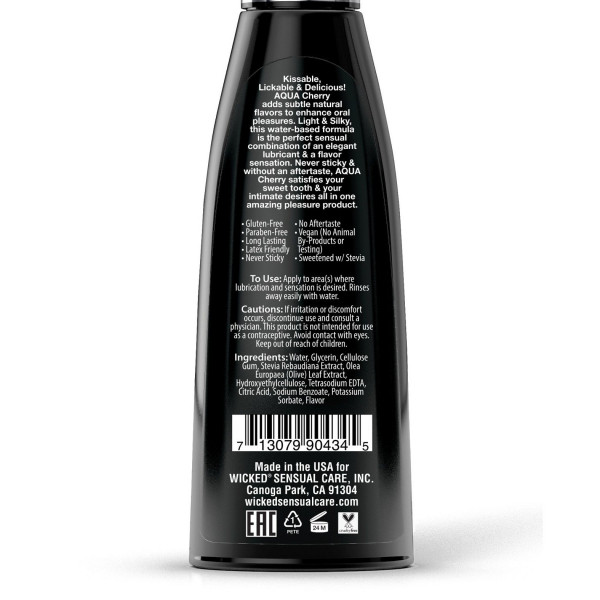 Wicked Sensual Care Aqua Water Based Ludricant - Flavored — image 11 of 11