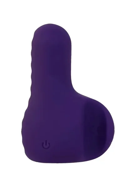 NEA Rechargeable Silicone Waterproof Vibrating Finger Bullet  by VeDO - Deep Purple