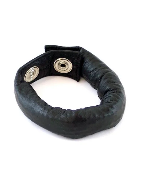 Rouge Leather Weighted Cock Strap