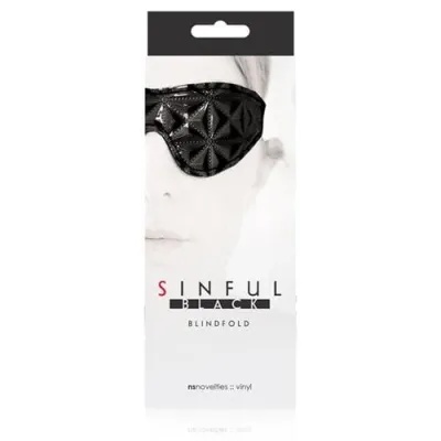 Sinful Blindfold Black
