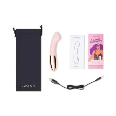 Le Wand Gee G spot Targeting Rechargeable Vibrator Rose Gold