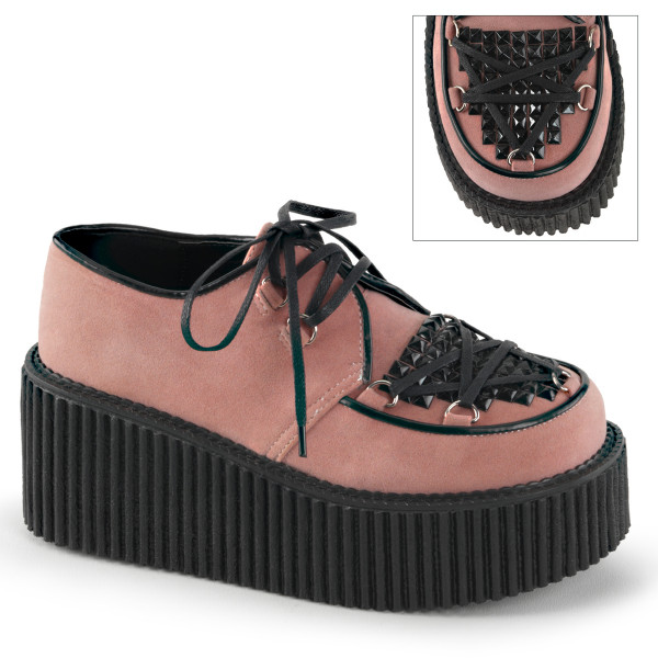 3 inches PF Creeper w/Pyramid Studs, Pentagram & D-Rings Detail — image 5 of 8