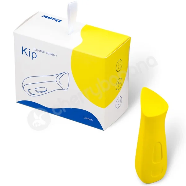 Dame Kip Yellow Lipstick Clitoral Vibrator