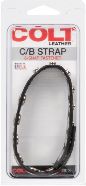 8 Snap Leather Cock Ring