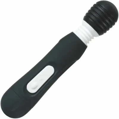 Mini Magic Wand Vibrator By Vibratex Black