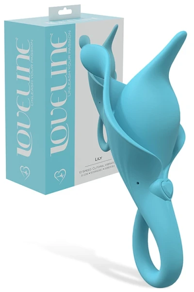 Shots Toys Lily 4.7" Flower Shaped Flickering Clitoral Vibrator