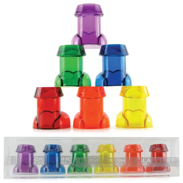 Rainbow shot glass set — image 10 of 10