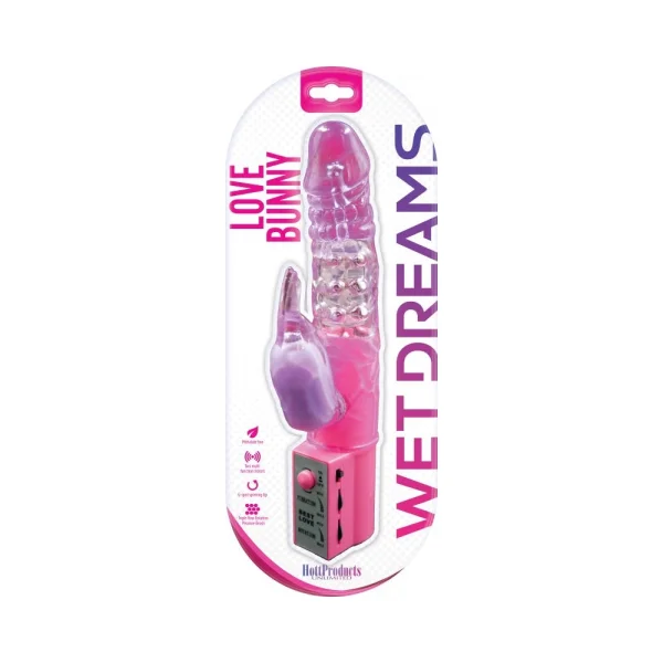 Wet Dreams Love Bunny Magenta Pink Vibrator