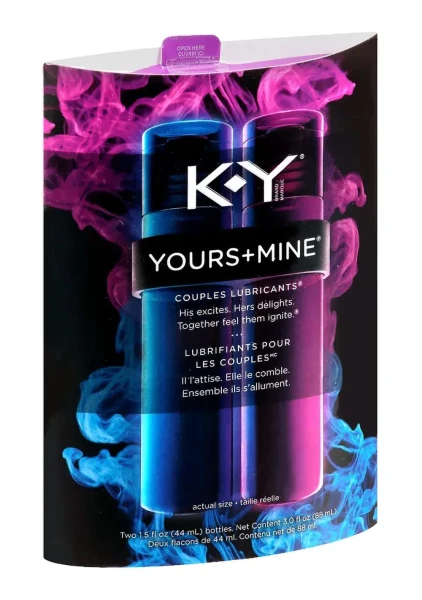 K-Y yours and mine couples lubricant