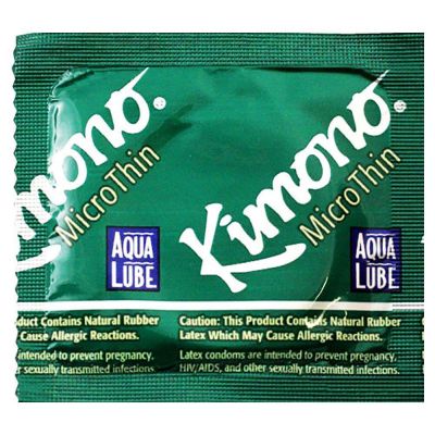 Kimono Microthin Plus Aqua Lube Ultra Thin Condoms 36 Pack