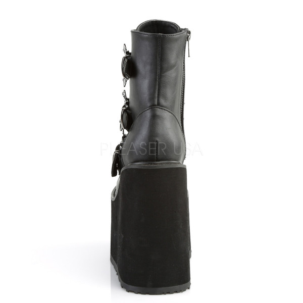 ^5 1/2 inches PF Lace-Up Ankle Boot w/ 3 Buckle Straps, Side Zip — image 4 of 4