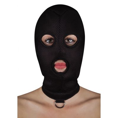 Extreme Mesh Balaclave with D Ring Hardcore bondage toys