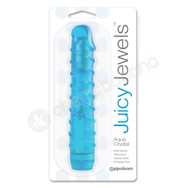 Juicy Jewels Aqua Crystal Vibrator