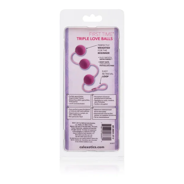 First Time Love Balls Triple Lovers - Pink