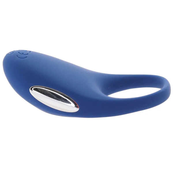 Adam & Eve Rechargeable Couples Penis Ring - Blue