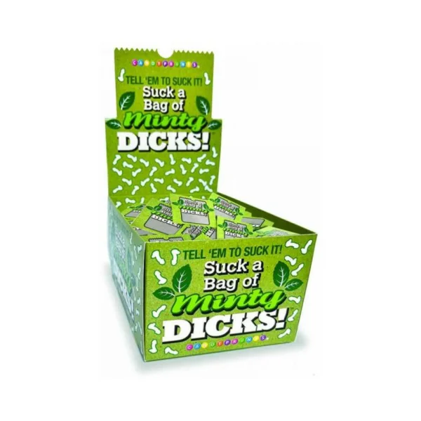 : Suck A Bag Of Minty Dicks 5-pack 100-piece Display