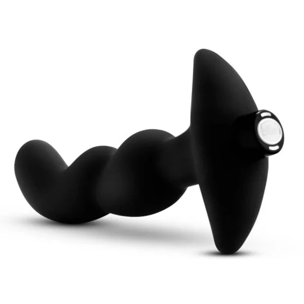 Anal Adventures - Platinum - Silicone Vibrating  Prostate Massager 03 - Black