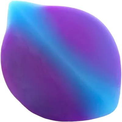 Sili Saddle Super Soft Vulvar Stimulator Strap On Play Bumper Pad Blue Purple
