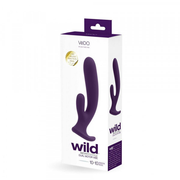 VeDO WILD Duo Rabbit Vibrator Purple